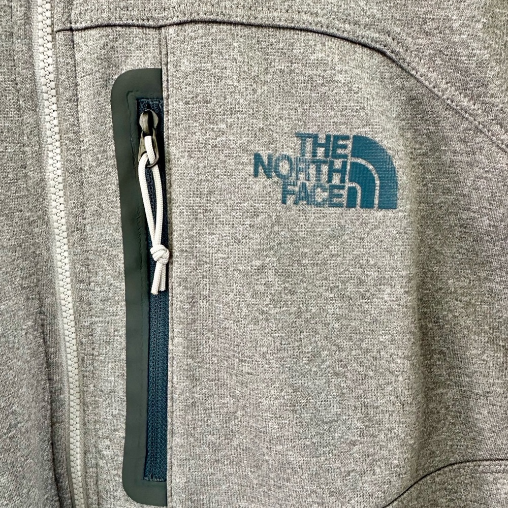 The North Face CANYONLANDS 1/2 Zip Light Gray Fleece Mens - Picture 3 of 4